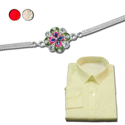 "Rakhi with Shirt - code S06 - Click here to View more details about this Product
